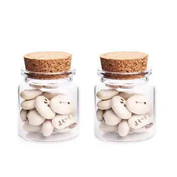 2pcs Drop Ship 47*50MM 50ML Glass Bottles Jar Wishing Bottle Empty Sample Storage with Cork Stoppers Hot Sale - Transparent
2pcs Drop Ship 47*50MM 50ML Glass Bottles Jar Wishing Bottle Empty Sample Storage with Cork Stoppers Hot Sale - Transparent