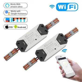 DIY WiFi Smart Light Switch Universal Breaker Timer Wireless Remote Control Works with Alexa Google Home Smart Home 2 Pieces
DIY WiFi Smart Light Switch Universal Breaker Timer Wireless Remote Control Works with Alexa Google Home Smart Home 2 Pieces