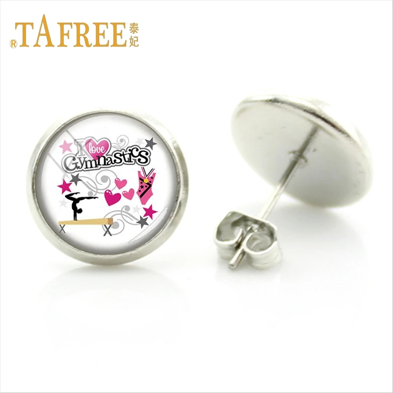TAFREE Graceful Ballet dancer Student Studs Earring Gymnastics Sportsman Medals art picture Silver Plated Jewelry SP103
TAFREE Graceful Ballet dancer Student Studs Earring Gymnastics Sportsman Medals art picture Silver Plated Jewelry SP103