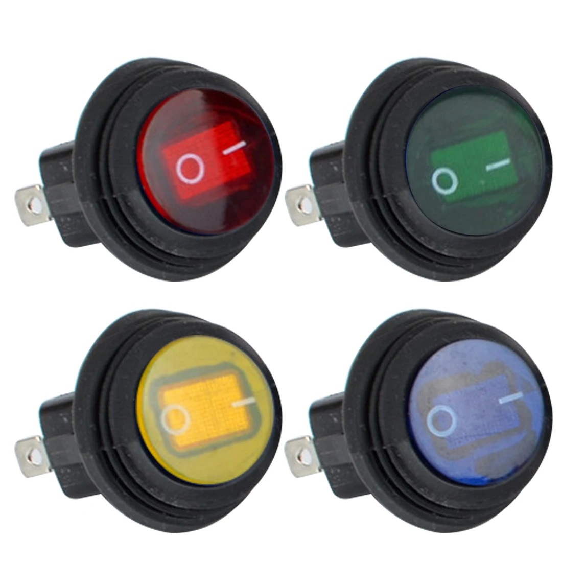 20mm 3 PIN ON/OFF Round Rocker Switch LED illuminated Car Dashboard Dash Boat 12V Push Button Switch
20mm 3 PIN ON/OFF Round Rocker Switch LED illuminated Car Dashboard Dash Boat 12V Push Button Switch