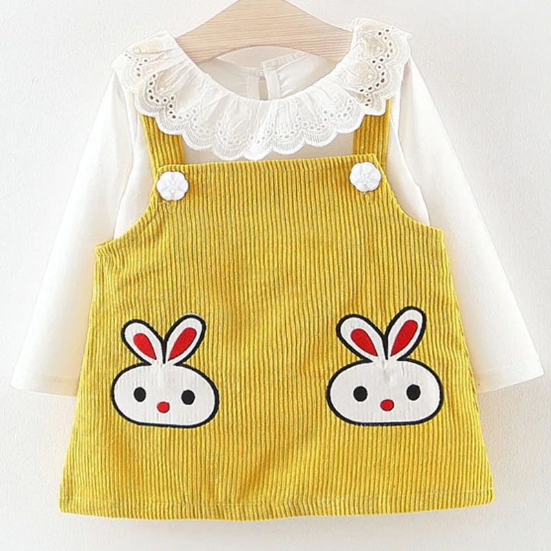 Baby Toddler Girls Clothes 2019 Spring Autumn Kids Clothing For Girls Long Sleeve Lace Shirt+Strap Dress 2Pcs Suit 1 2 3 4 Years
Baby Toddler Girls Clothes 2019 Spring Autumn Kids Clothing For Girls Long Sleeve Lace Shirt+Strap Dress 2Pcs Suit 1 2 3 4 Years