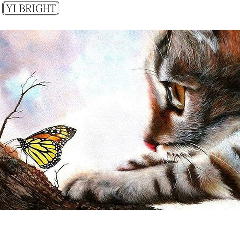5D DIY Diamond Painting Animals Mosaic Diamond Embroidery Cat Decoration Home Butterfly Full Square/Round Drill Resin XY1
5D DIY Diamond Painting Animals Mosaic Diamond Embroidery Cat Decoration Home Butterfly Full Square/Round Drill Resin XY1