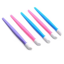 Adomaner французский наконечник инструмент для дизайна ногтей маникюр кривая стержень палочки пластиковые ногти наклейки выбрать сверло крас...(China)