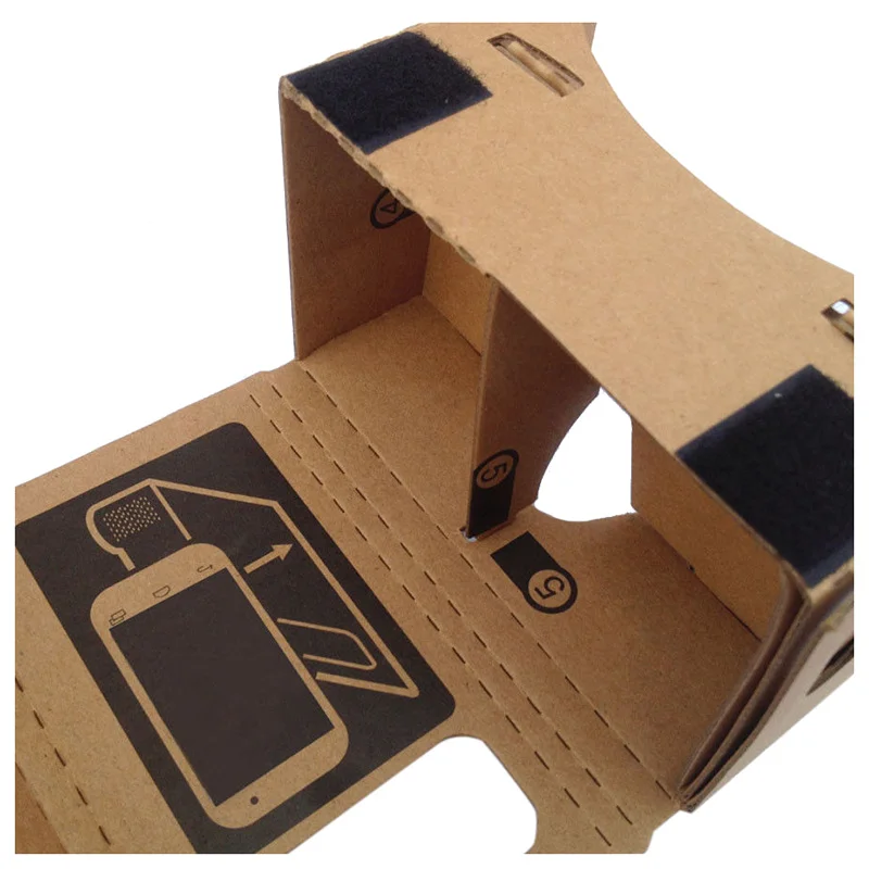 

HFES 6 inch DIY 3D VR Virtual Reality Glasses Hardboard For Google Cardboard