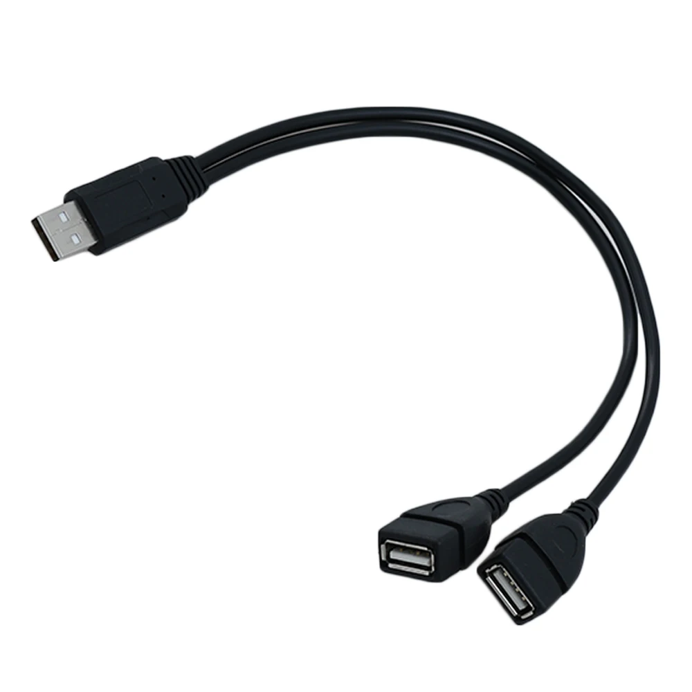USB 2.0 A Male To 2 Dual Female Jack Y Splitter Hub Power Data Cable Adapter Connector For Laptop PC Smartphone
USB 2.0 A Male To 2 Dual Female Jack Y Splitter Hub Power Data Cable Adapter Connector For Laptop PC Smartphone