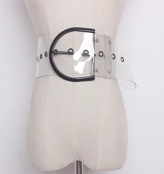 2018 Concave Modeling Personality Color Intrigue Laser Square Buckle Eyelet Decoration PVC Clear Transparent Belt
2018 Concave Modeling Personality Color Intrigue Laser Square Buckle Eyelet Decoration PVC Clear Transparent Belt