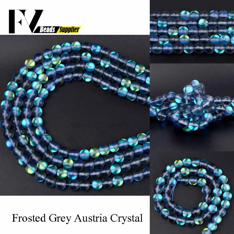 AA Dull Polished Grey Austrian Crystal Round Beads Natural Stone Spacer Beads For Jewelry Making 6 8 10 12mm Ball Accessories
AA Dull Polished Grey Austrian Crystal Round Beads Natural Stone Spacer Beads For Jewelry Making 6 8 10 12mm Ball Accessories