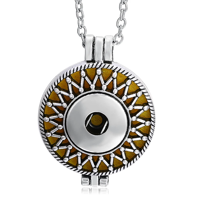 Sunflower Snap Necklace Vintage Aromatherapy Essential Oil Diffuser Necklace Lockets For Perfume DIY Jewelry
Sunflower Snap Necklace Vintage Aromatherapy Essential Oil Diffuser Necklace Lockets For Perfume DIY Jewelry