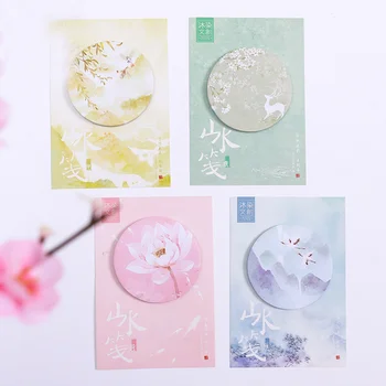 4 Pack Hot Sale Creative Watercolor Painting Self-Adhesive Memo Pad Sticky Notes Bookmark School Office Supply Stationery
4 Pack Hot Sale Creative Watercolor Painting Self-Adhesive Memo Pad Sticky Notes Bookmark School Office Supply Stationery