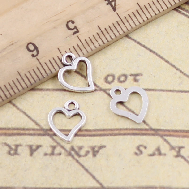30pcs Charms heart 10x8mm Tibetan Silver Plated Pendants Antique Jewelry Making DIY Handmade Craft
30pcs Charms heart 10x8mm Tibetan Silver Plated Pendants Antique Jewelry Making DIY Handmade Craft