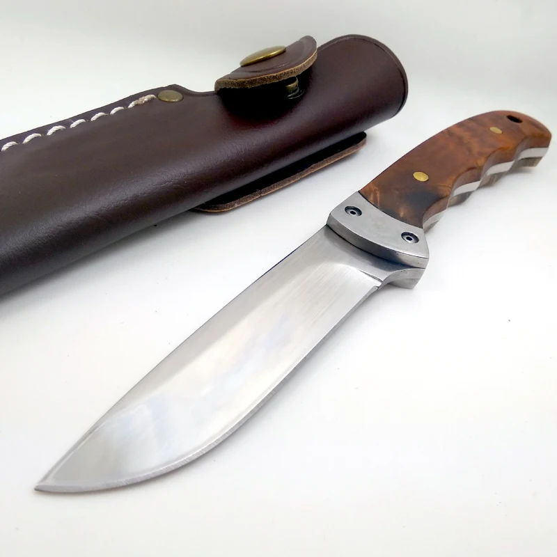 Brand 7Cr17mov blade 58HRC + shadow wood handle hunting fixed blade knife outdoor camping EDC tool survival tactical knives
Brand 7Cr17mov blade 58HRC + shadow wood handle hunting fixed blade knife outdoor camping EDC tool survival tactical knives