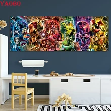 גדול Diy יהלומי ציור פוסטר סרט נוקמי סוף המשחק יהלומי רקמת פסיפס ריינסטון 5D כיכר/עגול יהלומי mazayka(China)