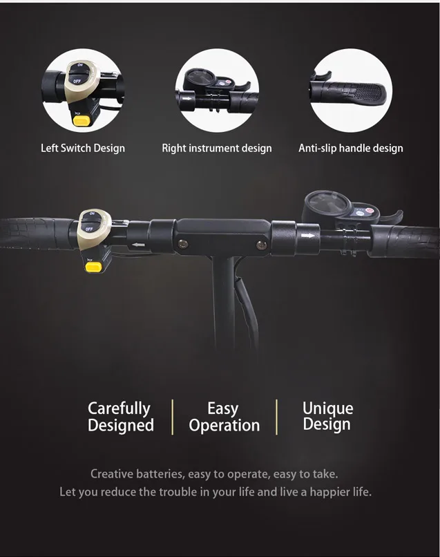 Clearance 36V  350W 500W Electric Scooter with seat Electric Bike 10inch long distance Lithium Battery Adult Foldable Hoverboard e scooter 4