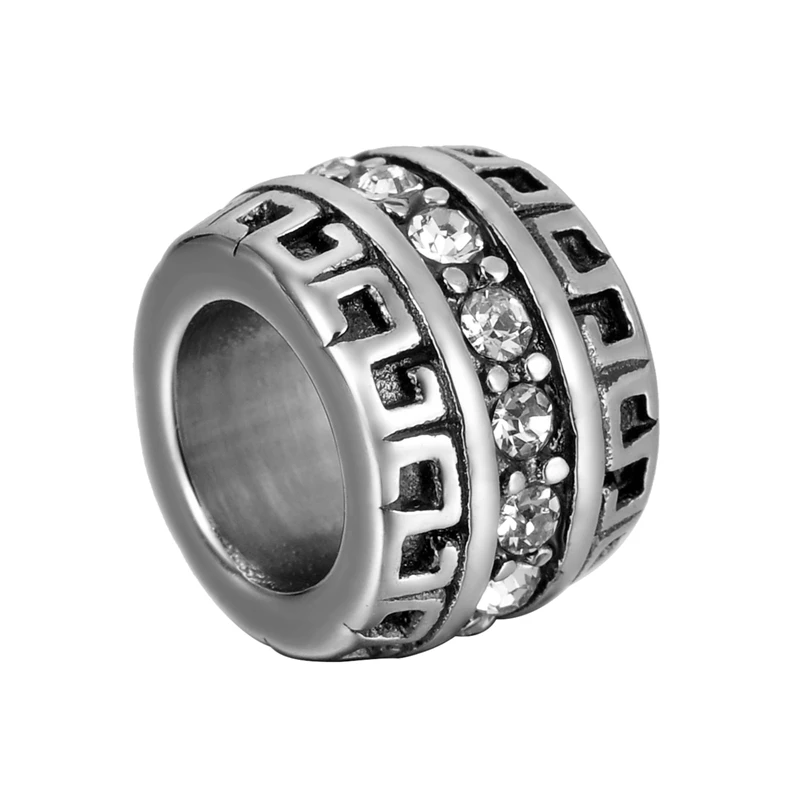Rhinestone Beads Stainless Steel Beads With Large Hole Antique Silver Metal Beads Fit DIY Vintage European Charm Bracelet 11mm
Rhinestone Beads Stainless Steel Beads With Large Hole Antique Silver Metal Beads Fit DIY Vintage European Charm Bracelet 11mm