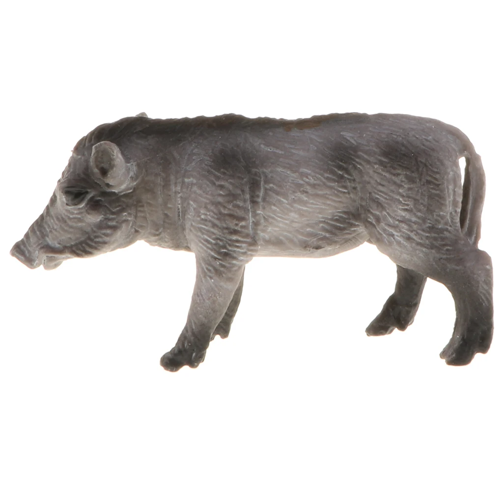 Plastic Realistic Wildlife Jungle Forest Animals Boar Action Figure Toys Playset, Eduactional Toys For Kids Toddler Collectibles