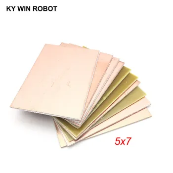 10 pcs FR4 PCB Single Side Copper Clad plate DIY PCB Kit Laminate Circuit Board 5x7cm
10 pcs FR4 PCB Single Side Copper Clad plate DIY PCB Kit Laminate Circuit Board 5x7cm