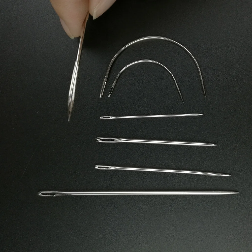 7 Pcs Long Curved Needle Weaving Head Sewing Needles for Hair Extension Tool Ordinary Small Packet Wholesale
7 Pcs Long Curved Needle Weaving Head Sewing Needles for Hair Extension Tool Ordinary Small Packet Wholesale