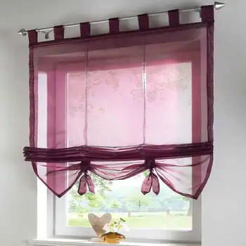 Short Voile Kitchen Curtains Solid Sheer Cortinas 7 Color 5 Size Blinds Screening Panel Tulle for Window Treatment Roman Curtain
Short Voile Kitchen Curtains Solid Sheer Cortinas 7 Color 5 Size Blinds Screening Panel Tulle for Window Treatment Roman Curtain