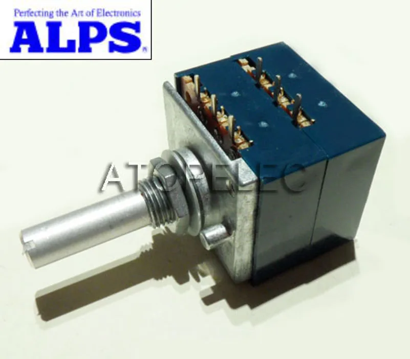 1pc Japan ALPS RK27 500KAX2 Volume LOG Stereo Potentiometer 2-gang Dual 500K Slotted Shaft
1pc Japan ALPS RK27 500KAX2 Volume LOG Stereo Potentiometer 2-gang Dual 500K Slotted Shaft