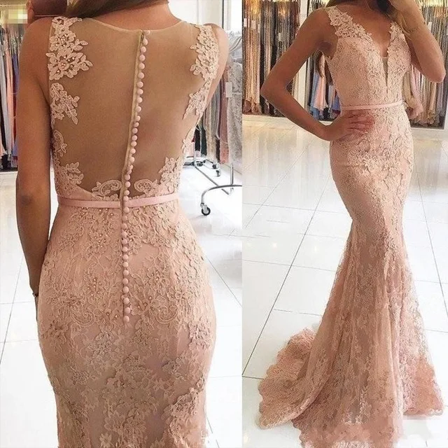 Pink Elegant Formal Gown Mermaid Abendkleider Applique Long Lace Pageant Dress Woman Avondjurk Vestido de noche Robe De Soiree
Pink Elegant Formal Gown Mermaid Abendkleider Applique Long Lace Pageant Dress Woman Avondjurk Vestido de noche Robe De Soiree