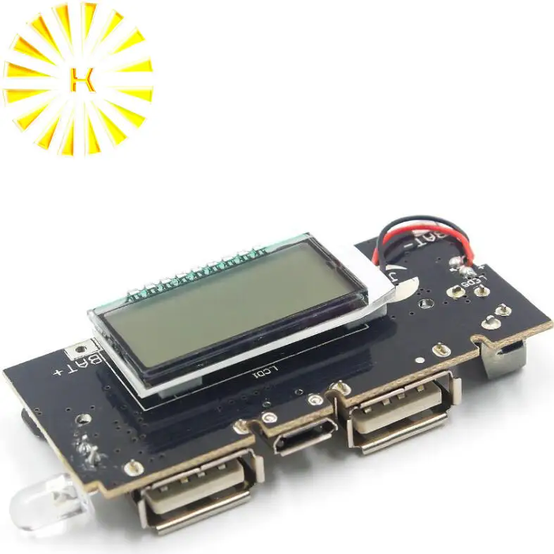 Automatic Protection! Dual USB 5V 1A 2.1A Mobile Power Bank 18650 Lithium Battery Charger Board Module Digital PCB Connector
Automatic Protection! Dual USB 5V 1A 2.1A Mobile Power Bank 18650 Lithium Battery Charger Board Module Digital PCB Connector