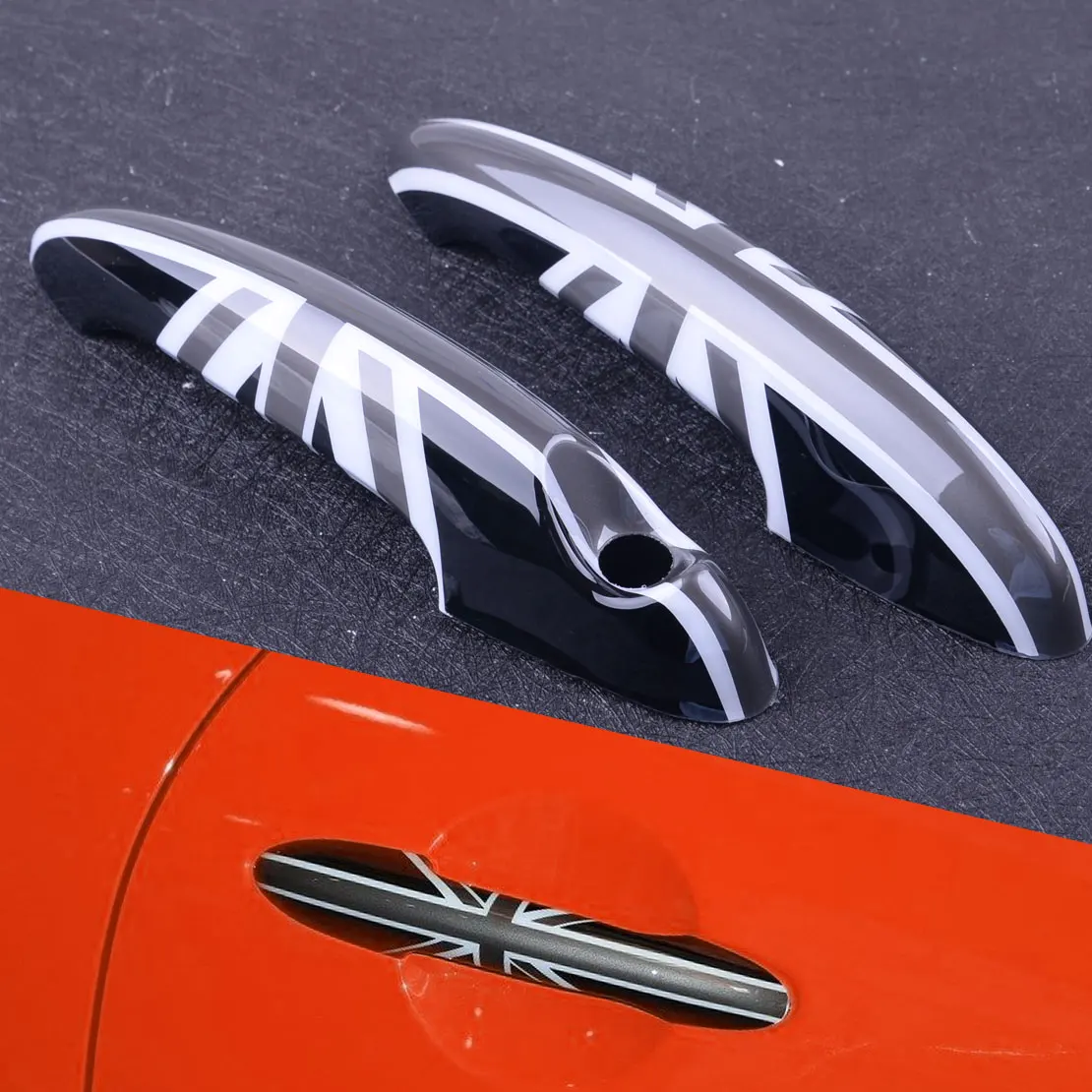 beler 22x5cm Plastic 2pcs Door Handle Cover Trim Fit for Mini Cooper R50 R52 R53 R55 R56 R57 R58 R59 R60 Car Styling
beler 22x5cm Plastic 2pcs Door Handle Cover Trim Fit for Mini Cooper R50 R52 R53 R55 R56 R57 R58 R59 R60 Car Styling