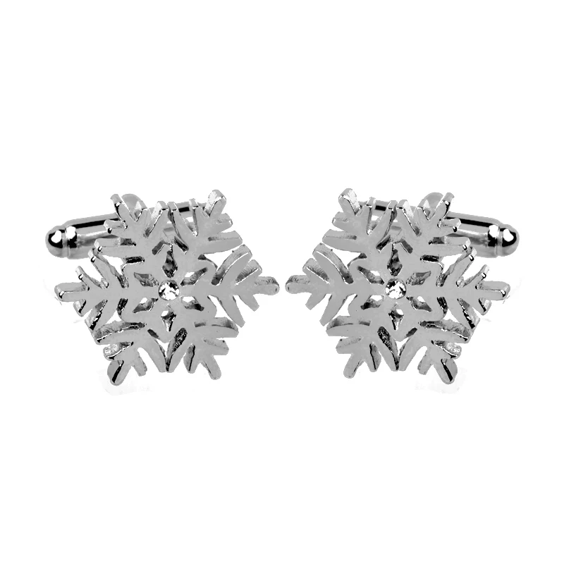 Jewellery Silver Snowflake Flower Cufflinks Male French Shirt Fashion Cuff Links For Men's Jewelry Designer Band Christmas Gift
Jewellery Silver Snowflake Flower Cufflinks Male French Shirt Fashion Cuff Links For Men's Jewelry Designer Band Christmas Gift