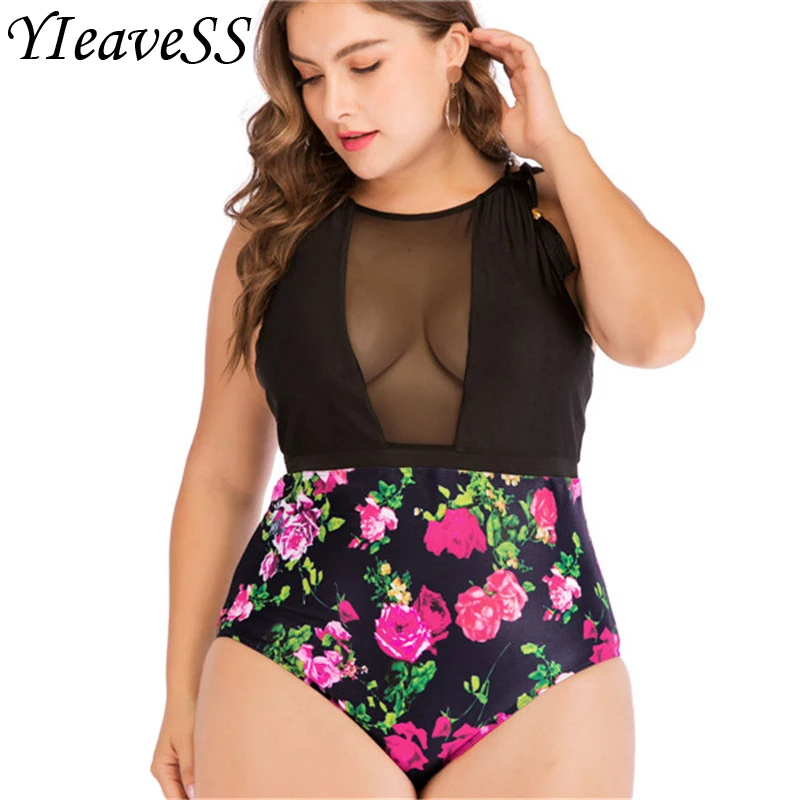 One Piece Plus Size 4XL Push Up Floral Printed Swimwear Big Cup Swimsuits Backless Tankini Women's Swimming Bathing Suit
One Piece Plus Size 4XL Push Up Floral Printed Swimwear Big Cup Swimsuits Backless Tankini Women's Swimming Bathing Suit