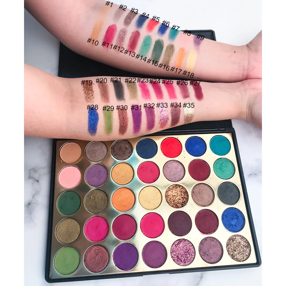 High pigmented 35 colors Makeup eyeshadow eye shadow palette Cosmetics Matte and Shimmer eye shadow palettes Make Up eyeshadow
High pigmented 35 colors Makeup eyeshadow eye shadow palette Cosmetics Matte and Shimmer eye shadow palettes Make Up eyeshadow