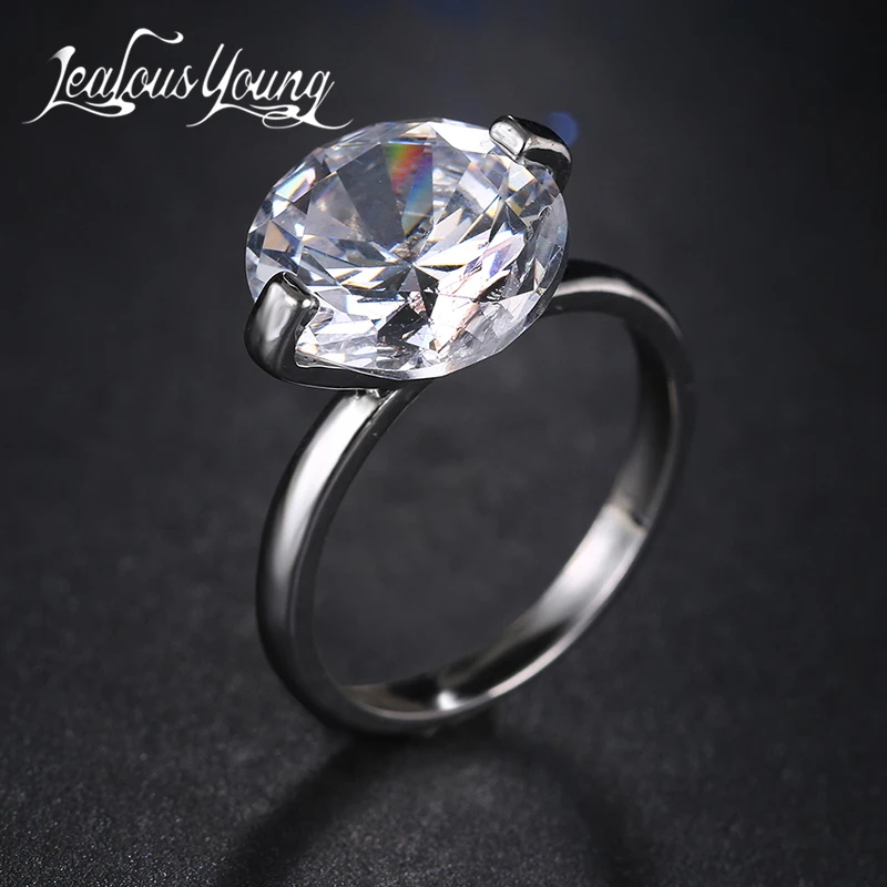 Luxury Round Big Cubic Zircon Engagement Ring for Romantic Women Wedding Bague Female Jewerly AR093
Luxury Round Big Cubic Zircon Engagement Ring for Romantic Women Wedding Bague Female Jewerly AR093