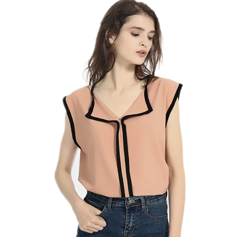 LHQ 2019 Summer fashion Sleeveless Shirts Women Blouse Office Ladies Casual Chiffon shirt Blouses white Tops
LHQ 2019 Summer fashion Sleeveless Shirts Women Blouse Office Ladies Casual Chiffon shirt Blouses white Tops