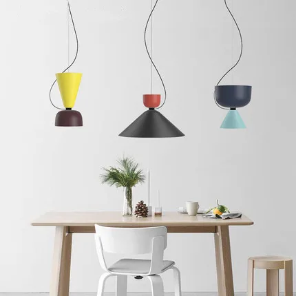 DIY Colorful LED Pendant Lights Iron Modern Pendant Lamp Creative Hanging Lamp Fixtures For Home Lightings Lamparas Colgantes
DIY Colorful LED Pendant Lights Iron Modern Pendant Lamp Creative Hanging Lamp Fixtures For Home Lightings Lamparas Colgantes