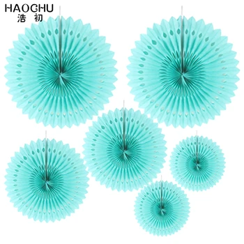 HAOCHU 6pcs/lot Openwork Paper Fans Flower Solid Color 3 Sizes For Backdrop Hanging Ornament Party Wedding New Year Decorations 
HAOCHU 6pcs/lot Openwork Paper Fans Flower Solid Color 3 Sizes For Backdrop Hanging Ornament Party Wedding New Year Decorations