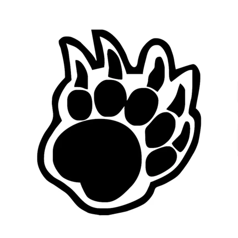 Image For Bear Tracks Paw Car Decal Vinyl Cute Funny Car Styling Graphics Truck Body Decorate Sticker Jdm