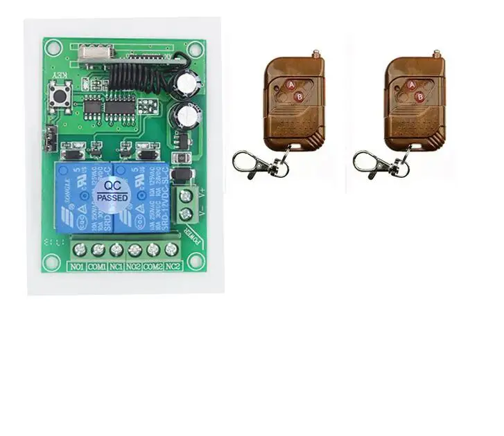 newest universal DC12V 2CH RF wireless motor 12v dc learning code wireless light switch 12 v door lock electronic +2*remote
newest universal DC12V 2CH RF wireless motor 12v dc learning code wireless light switch 12 v door lock electronic +2*remote