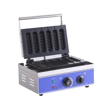 Commercial Electric 6 Pieces Crispy Corn Hot Dog Waffle Maker Non-stick French Muffin Sausage Machine
Commercial Electric 6 Pieces Crispy Corn Hot Dog Waffle Maker Non-stick French Muffin Sausage Machine