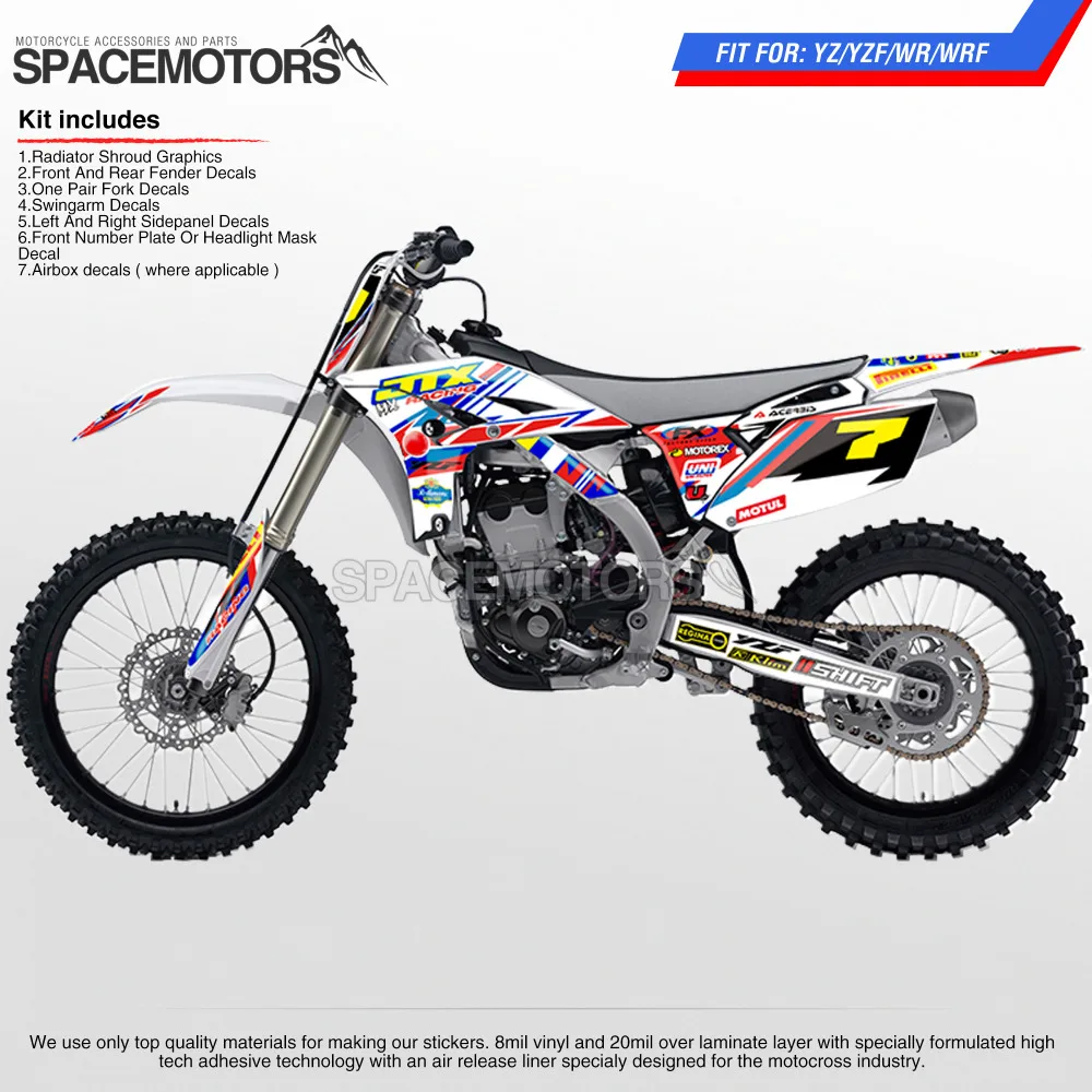 MX bacground kit for motorcycle MX dirt bike mx fmx supermoto YZF YZ WR WRF YZ F X 96-15 3M sticker vinyl 125 250 426 450 cc
MX bacground kit for motorcycle MX dirt bike mx fmx supermoto YZF YZ WR WRF YZ F X 96-15 3M sticker vinyl 125 250 426 450 cc