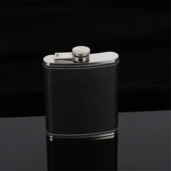 New arrival bpa free 5/6/7/8/9oz whisky Bottle vodka flagon 304 Stainless steel alcohol hip flask with black pu Leather warpped
New arrival bpa free 5/6/7/8/9oz whisky Bottle vodka flagon 304 Stainless steel alcohol hip flask with black pu Leather warpped