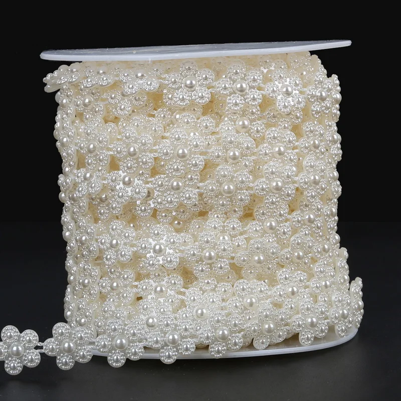 2m/Lot 13mm Cotton Line Chain ABS Imitation Pearl Flatback Beads Flower Craft for DIY Jewelry Finding Wedding Party Accessories
2m/Lot 13mm Cotton Line Chain ABS Imitation Pearl Flatback Beads Flower Craft for DIY Jewelry Finding Wedding Party Accessories