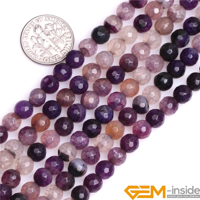 6mm Round Faceted Purple Crackle Agates Beads Natural Stone Beads DIY Loose Bead For Jewelry Making Strand 15"Wholesale
6mm Round Faceted Purple Crackle Agates Beads Natural Stone Beads DIY Loose Bead For Jewelry Making Strand 15"Wholesale