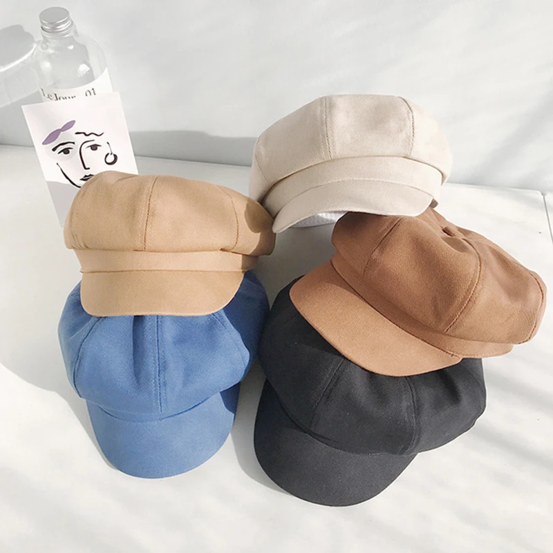 Casquette spring and autumn and winter retro beret temperament lady British painter hat newsboy hat octagonal cap BTM01
Casquette spring and autumn and winter retro beret temperament lady British painter hat newsboy hat octagonal cap BTM01