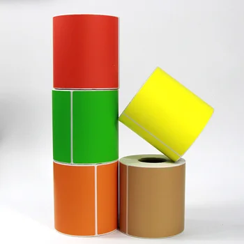 Color coated paper 102*152mm*300 printable barcode paper label multi-colors in roll
Color coated paper 102*152mm*300 printable barcode paper label multi-colors in roll