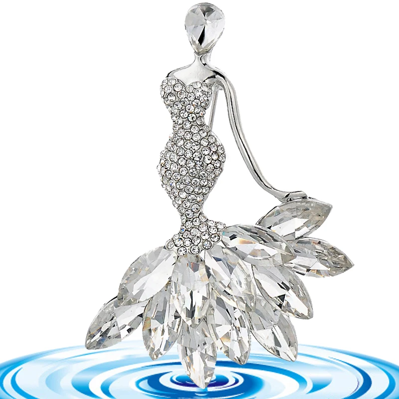 2 colors available Exquisite charm Shiny crystal Mermaid brooches Pin women for wedding party Clothes and Hat Fine jewelry
2 colors available Exquisite charm Shiny crystal Mermaid brooches Pin women for wedding party Clothes and Hat Fine jewelry