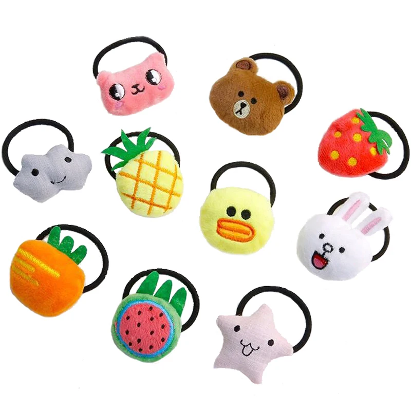 Girls Cartoon Hair Bands Children Plush Bear Rabbit Duck Fruit Hair Elastic Rubber Bands Cotton Headband Kids Hair Ornaments New
Girls Cartoon Hair Bands Children Plush Bear Rabbit Duck Fruit Hair Elastic Rubber Bands Cotton Headband Kids Hair Ornaments New