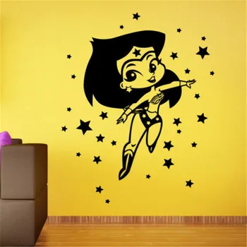 Wall Decal Vinyl Sticker Wonder Woman DC Comics Super Hero Justice League Wall Art Mural Paper For Kids Girls Rooms DIY
Wall Decal Vinyl Sticker Wonder Woman DC Comics Super Hero Justice League Wall Art Mural Paper For Kids Girls Rooms DIY