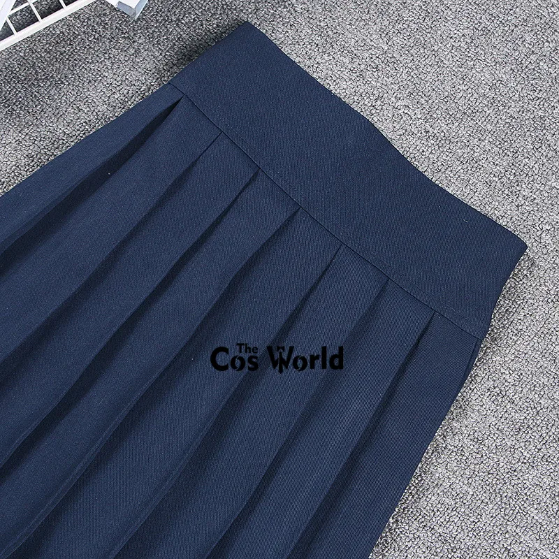 Damenmode High Waist Plissee Rock Schuluniform Karierter Rock elastischer Rock Cosplay Kostüm 25
