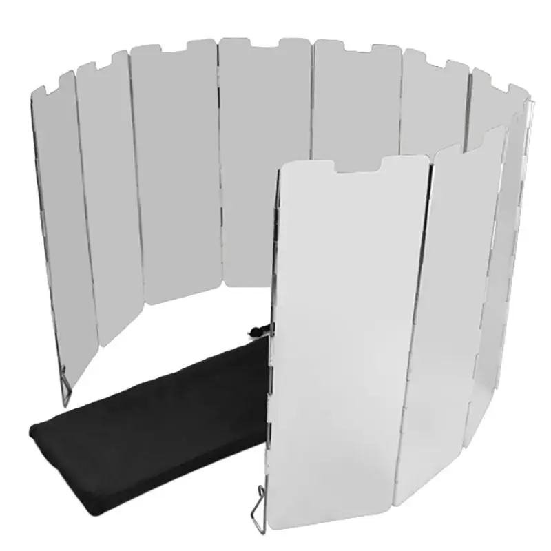10 Plates Fold Camping Cooker Gas Stove Wind Shield Screen Foldable Outdoor Pinic BBQ Camping Picnic Tools Newest
10 Plates Fold Camping Cooker Gas Stove Wind Shield Screen Foldable Outdoor Pinic BBQ Camping Picnic Tools Newest