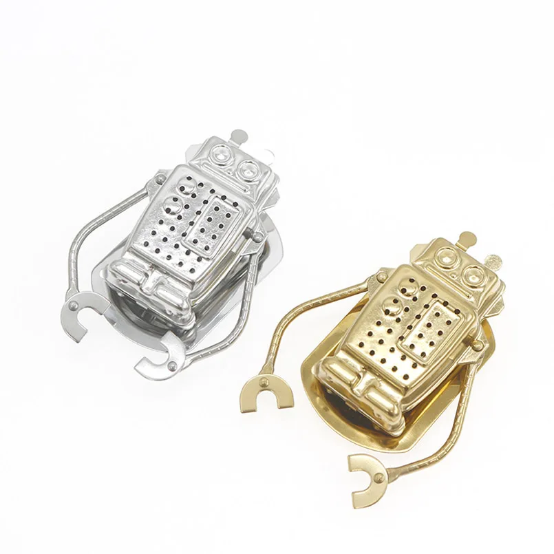 Creative Robot Shape Tea Infuser Filter With Rectangular Tray Stainless Steel Tea Leaves Herbal Strainer Diffuser Drinkware Tool
Creative Robot Shape Tea Infuser Filter With Rectangular Tray Stainless Steel Tea Leaves Herbal Strainer Diffuser Drinkware Tool