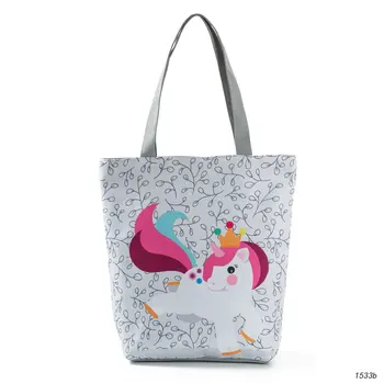 Miyahouse Canvas Shoulder Bag Women Handbag Cartoon Unicorn Printed Beach Bag For Female Cheap Shopping Bag Bolsa Feminina
Miyahouse Canvas Shoulder Bag Women Handbag Cartoon Unicorn Printed Beach Bag For Female Cheap Shopping Bag Bolsa Feminina