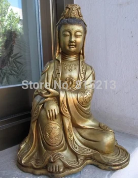 bi00895 Tibet Buddhism Bronze Copper Gild Kwan-Yin Guan Yin Bodhisattva Buddha Statue
bi00895 Tibet Buddhism Bronze Copper Gild Kwan-Yin Guan Yin Bodhisattva Buddha Statue